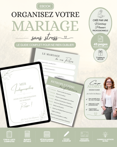 Ebook mariage wedding planner