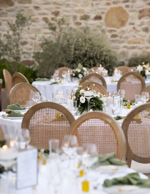 dinner by candlelight in Provence